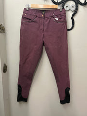 BR Equestrian Burgundy Breeches 30-Breeches-Consignment-Evolution Equestrian Co.
