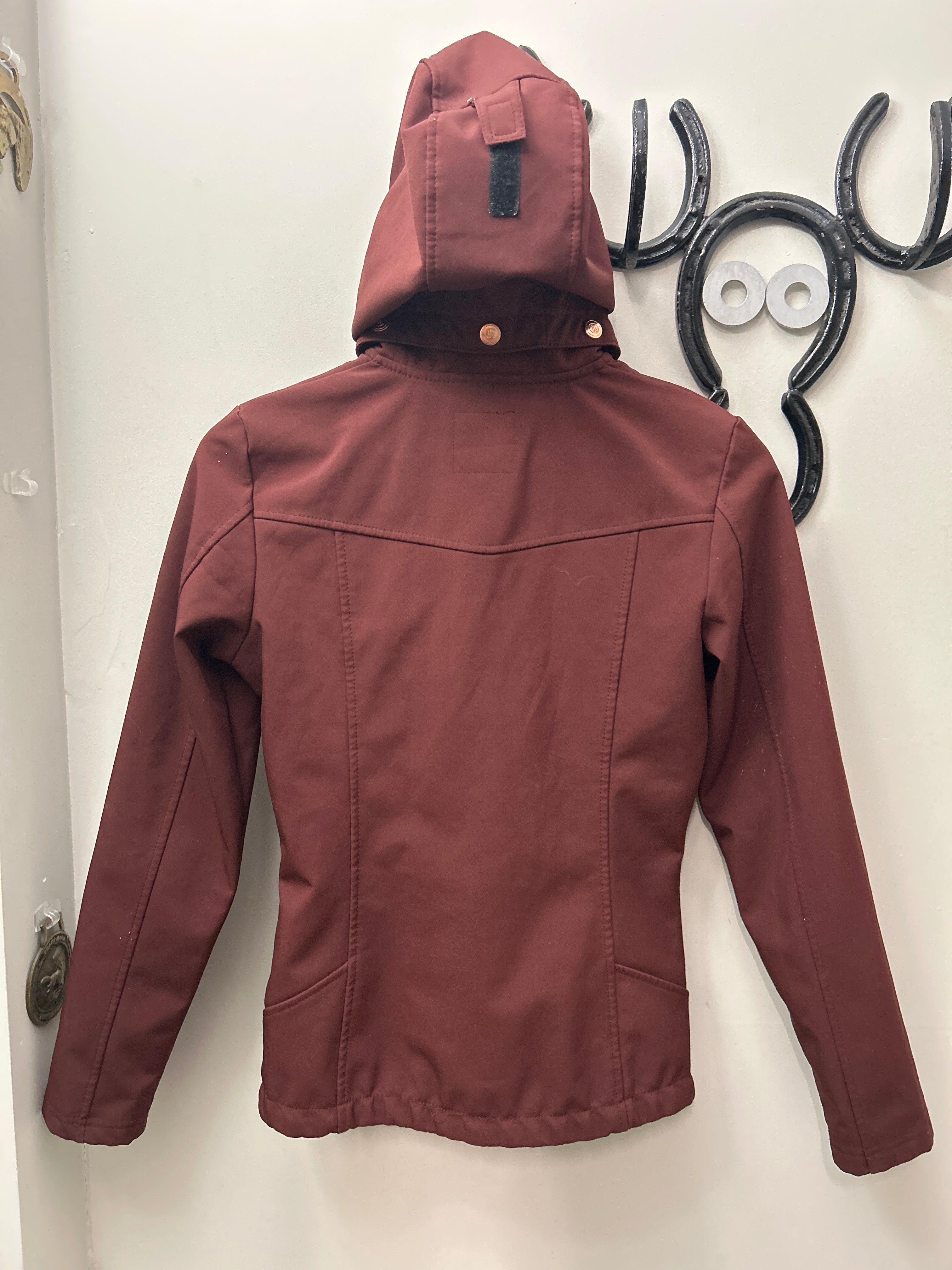 BR Equestrian Burgundy Jacket XSmall-Jacket-Consignment-Evolution Equestrian Co.