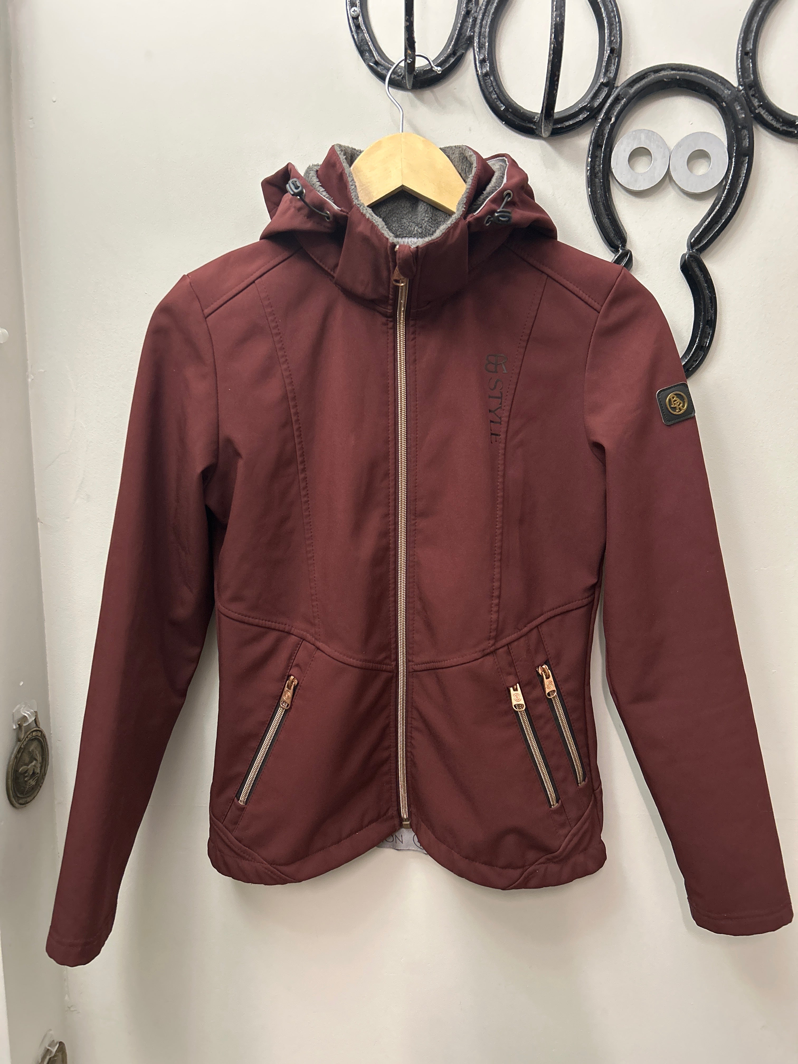 BR Equestrian Burgundy Jacket XSmall-Jacket-Consignment-Evolution Equestrian Co.