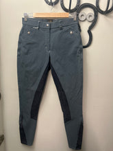 Load image into Gallery viewer, BR Grey Full Seat Breeches 28-Breeches-Consignment-Evolution Equestrian Co.
