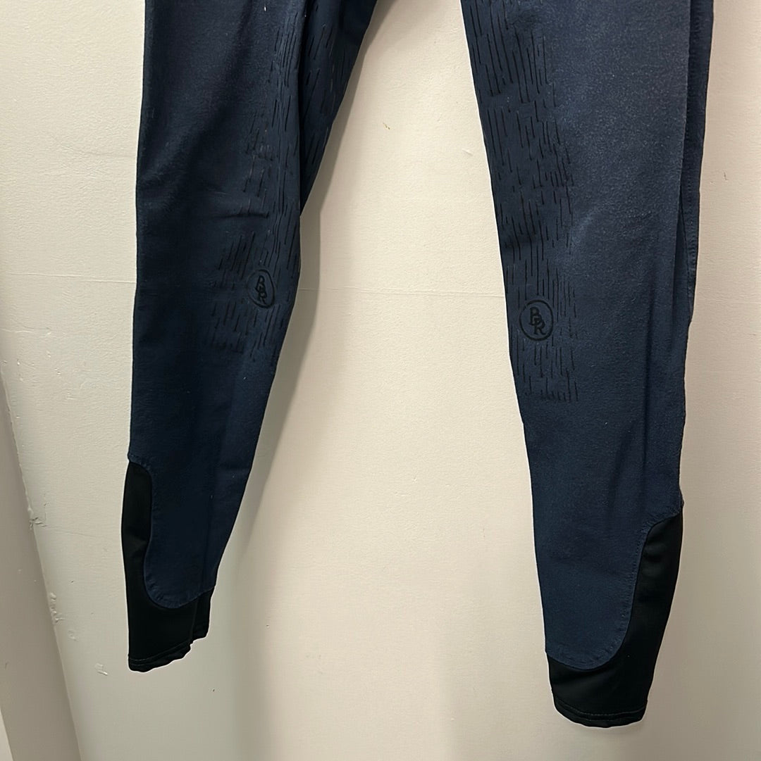 BR Navy Full Seat Breeches 24-Breeches-Consignment-Evolution Equestrian Co.
