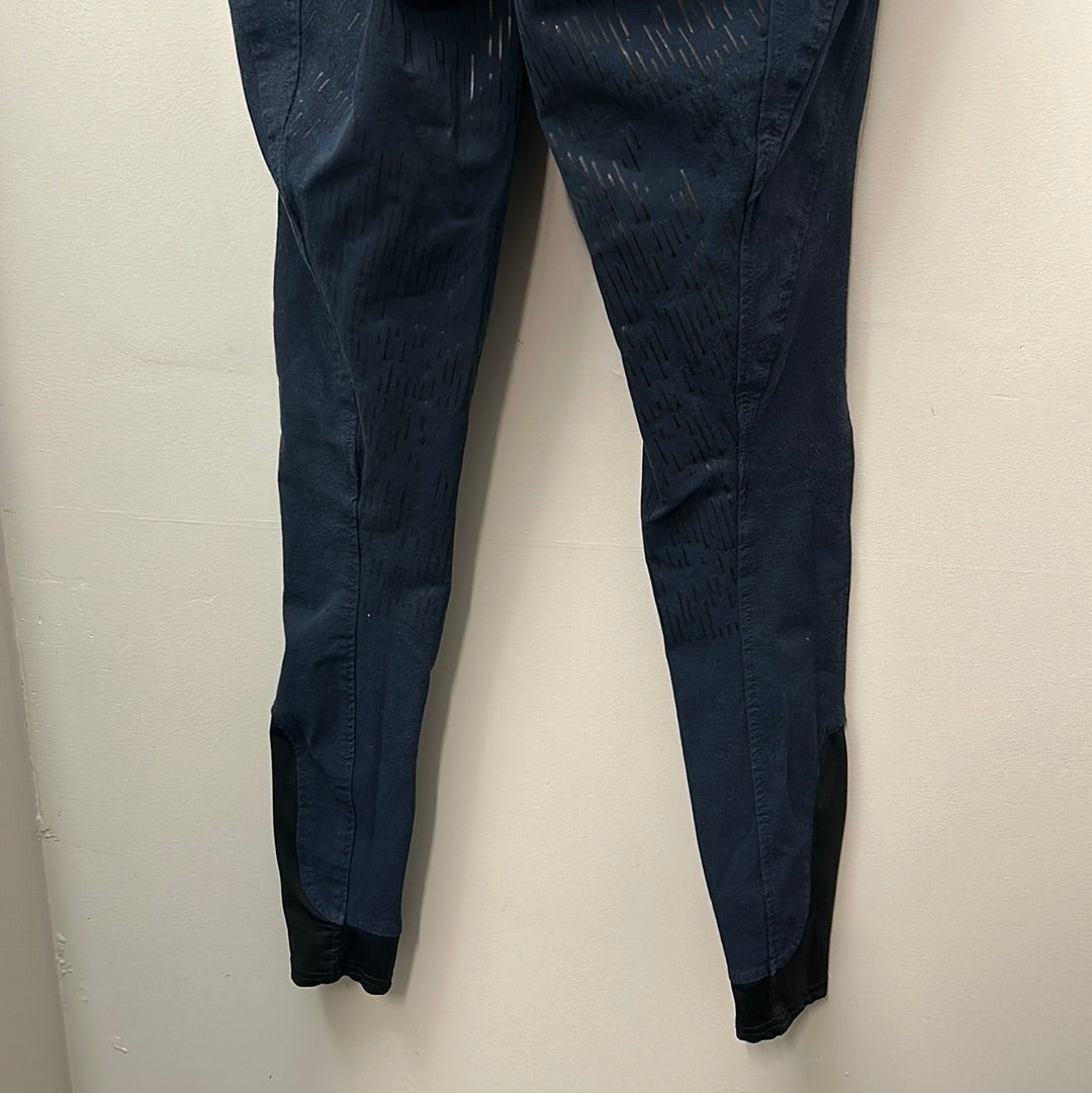 BR Navy Full Seat Breeches 24-Breeches-Consignment-Evolution Equestrian Co.