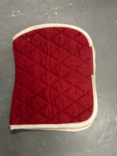 Load image into Gallery viewer, BR Red English Saddle Pad-English Saddle Pad-Consignment-Evolution Equestrian Co.
