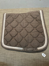 Load image into Gallery viewer, BR Taupe Dressage Saddle Pad-Dressage Saddle Pad-Consignment-Evolution Equestrian Co.
