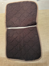 Load image into Gallery viewer, BR Taupe Dressage Saddle Pad-Dressage Saddle Pad-Consignment-Evolution Equestrian Co.
