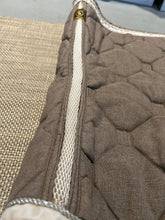 Load image into Gallery viewer, BR Taupe Dressage Saddle Pad-Dressage Saddle Pad-Consignment-Evolution Equestrian Co.
