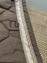 Load image into Gallery viewer, BR Taupe Dressage Saddle Pad-Dressage Saddle Pad-Consignment-Evolution Equestrian Co.
