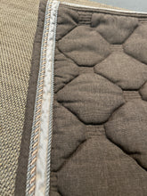 Load image into Gallery viewer, BR Taupe Dressage Saddle Pad-Dressage Saddle Pad-Consignment-Evolution Equestrian Co.
