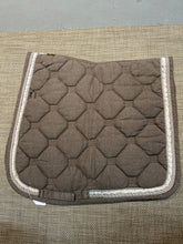 Load image into Gallery viewer, BR Taupe Dressage Saddle Pad-Dressage Saddle Pad-Consignment-Evolution Equestrian Co.

