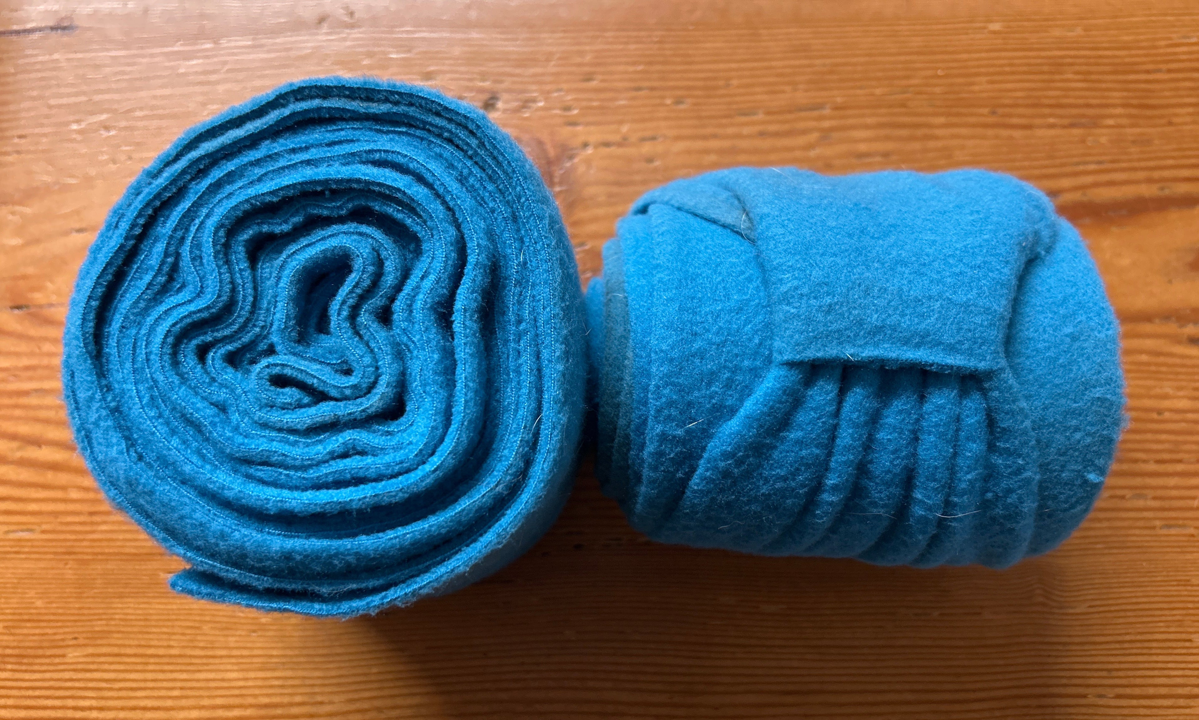 BR Turquoise Blue Polo Wraps-Polo Wraps-Consignment-Evolution Equestrian Co.