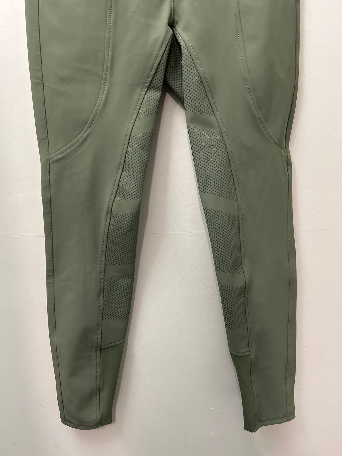 B. Vertigo Green Full Seat Breeches 24-Breeches-Consignment-Evolution Equestrian Co.