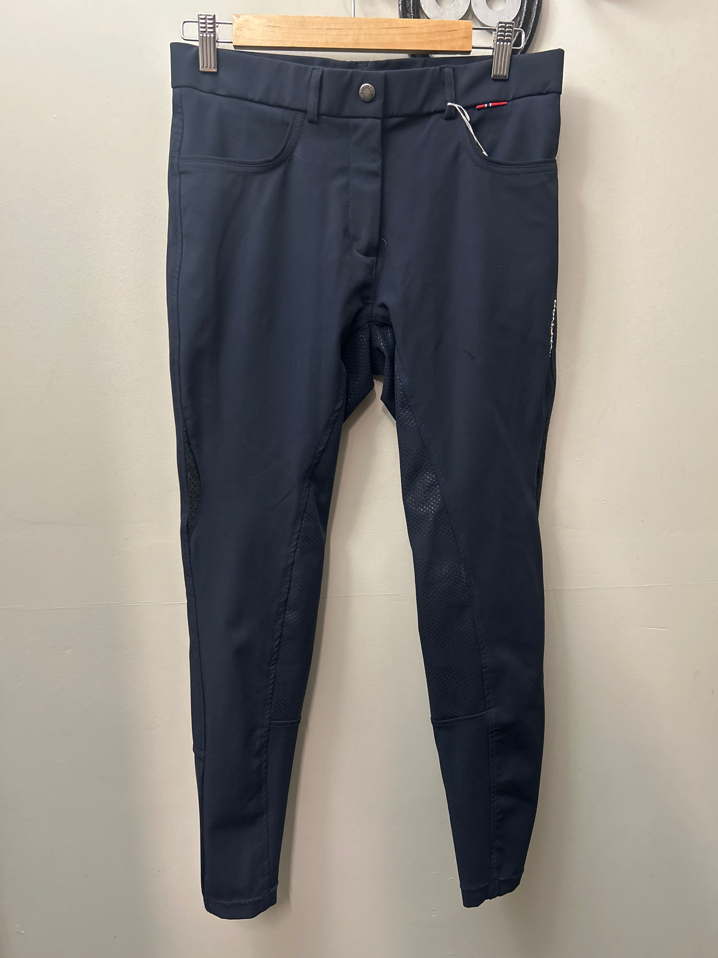 B. Vertigo Navy Full Seat Breeches 28-Breeches-Consignment-Evolution Equestrian Co.