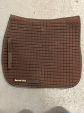 Load image into Gallery viewer, Back on Track Chocolate Dressage Saddle Pad-Dressage Saddle Pad-Consignment-Evolution Equestrian Co.
