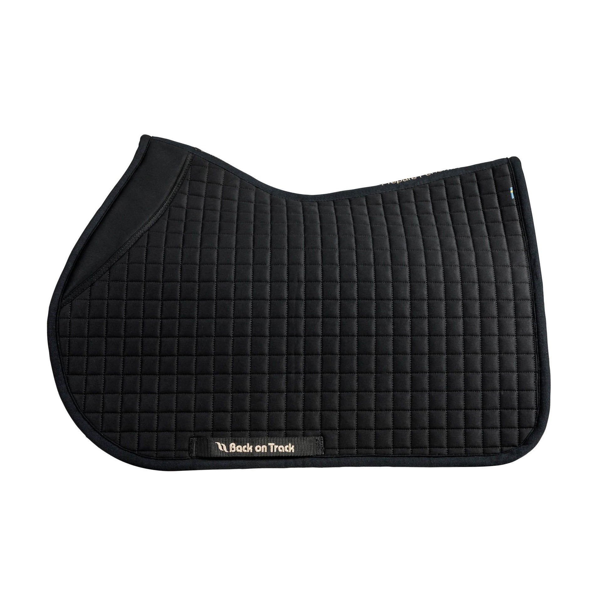 Back on Track Close Contact Saddle Pad III-English Saddle Pad-Back on Track-Black-Evolution Equestrian Co.