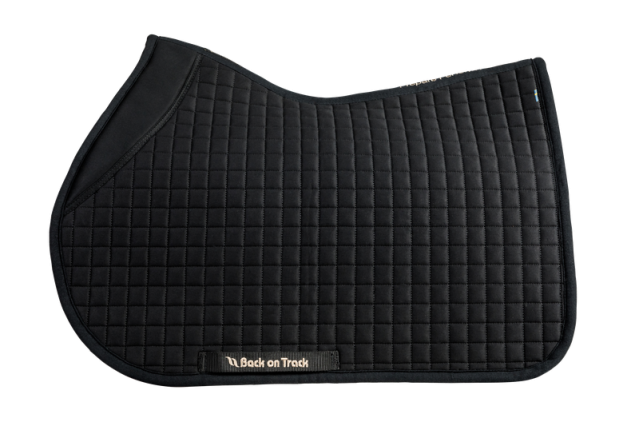 Back on Track Close Contact Saddle Pad III-English Saddle Pad-Back on Track-Black-Evolution Equestrian Co.