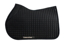 Load image into Gallery viewer, Back on Track Close Contact Saddle Pad III-English Saddle Pad-Back on Track-Black-Evolution Equestrian Co.

