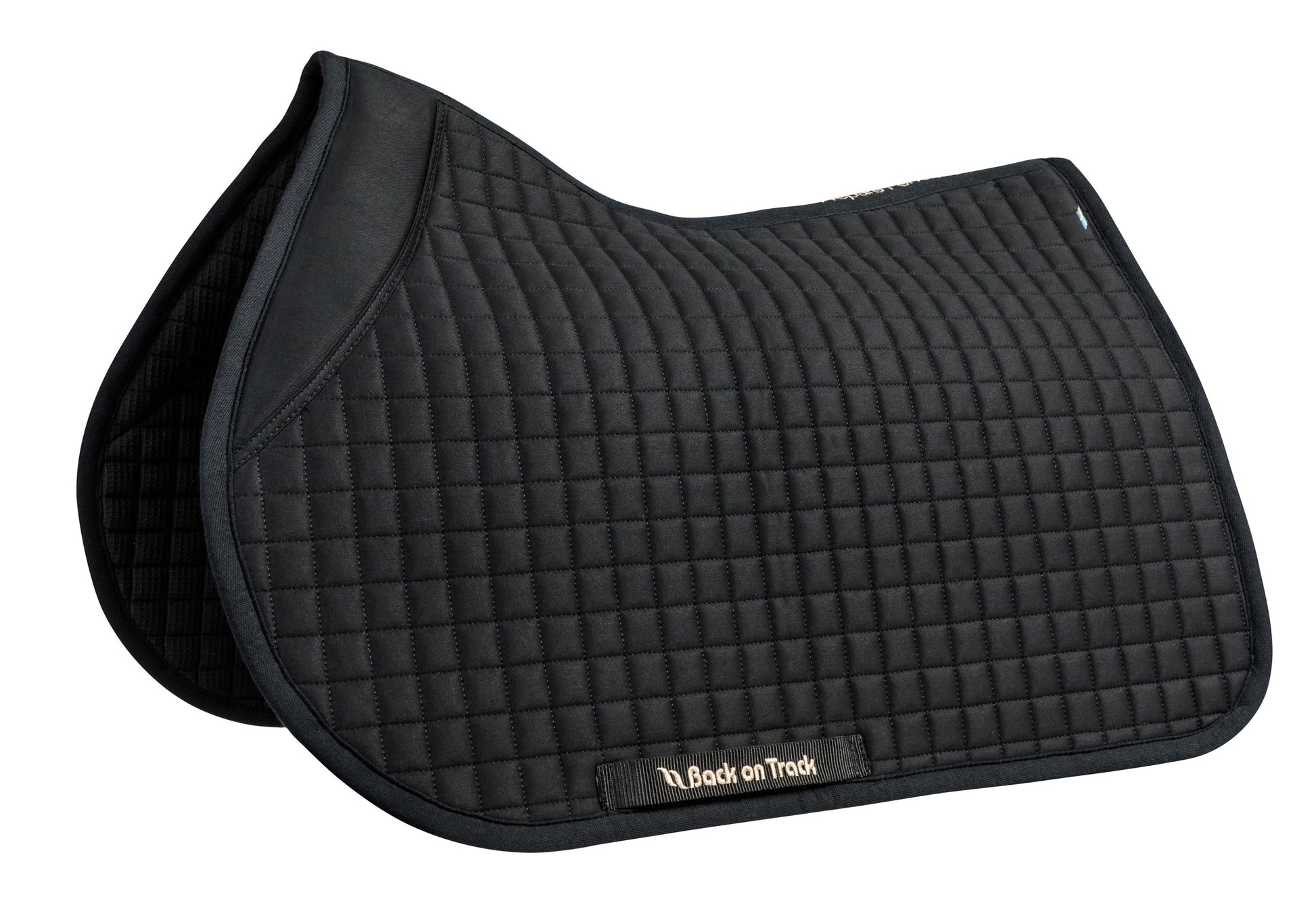 Back on Track Close Contact Saddle Pad III-English Saddle Pad-Back on Track-Black-Evolution Equestrian Co.