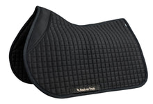 Load image into Gallery viewer, Back on Track Close Contact Saddle Pad III-English Saddle Pad-Back on Track-Black-Evolution Equestrian Co.
