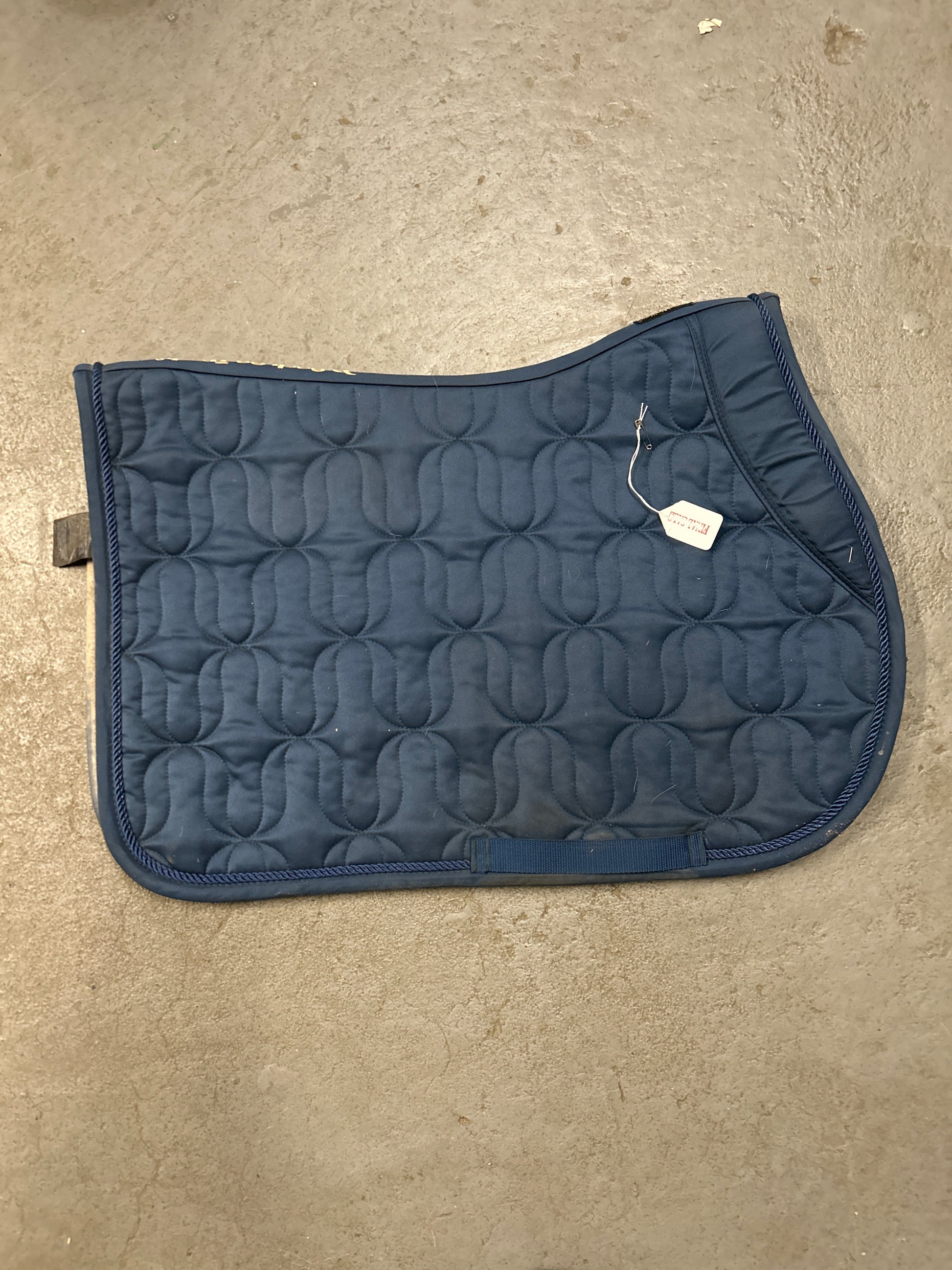 Back on Track Deep Nights Saddle Pad Blue-English Saddle Pad-Consignment-Evolution Equestrian Co.