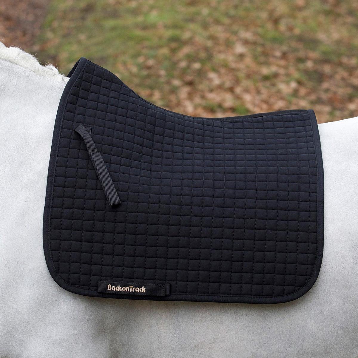 Back on Track Dressage Saddle Pad-Back on Track-Back on Track-Black-Evolution Equestrian Co.