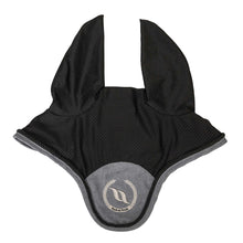 Load image into Gallery viewer, Back on Track Haze Collection Ear Nets-English Accessories-Back on Track-Grey with Black-Horse-Evolution Equestrian Co.
