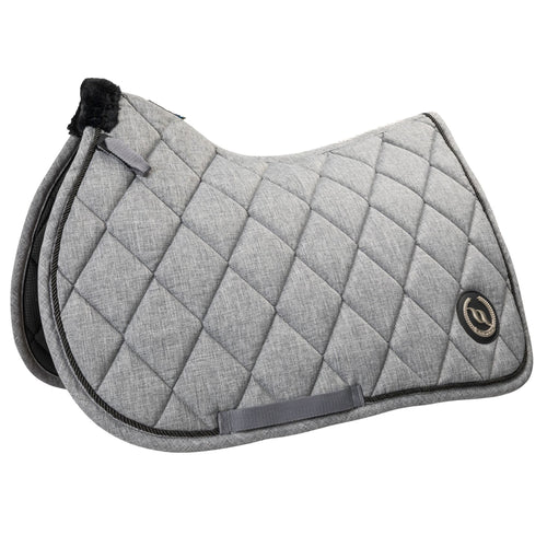 Back on Track Haze Collection Grey Jump Saddle Pad-English Saddle Pads-Back on Track-Evolution Equestrian Co.