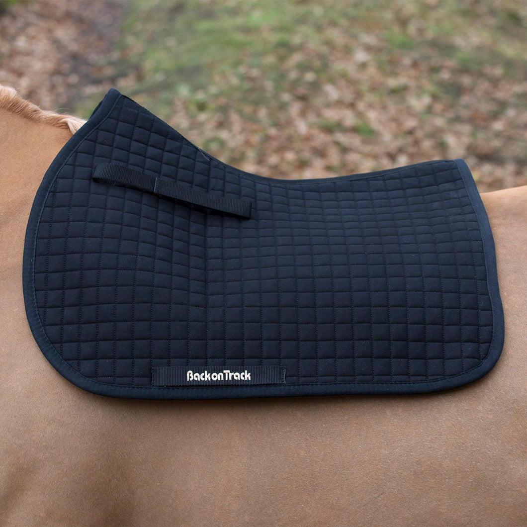 Back on Track Jumping Saddle Pad-Back on Track-Back on Track-Black-Evolution Equestrian Co.