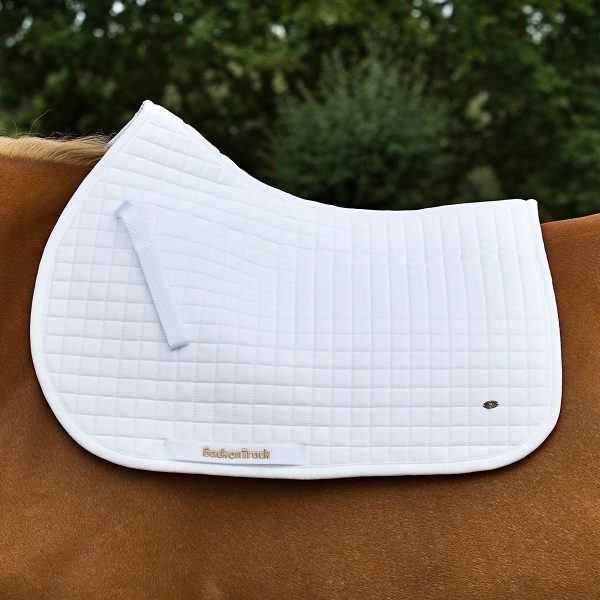 Back on Track Jumping Saddle Pad-Back on Track-Back on Track-White-Evolution Equestrian Co.