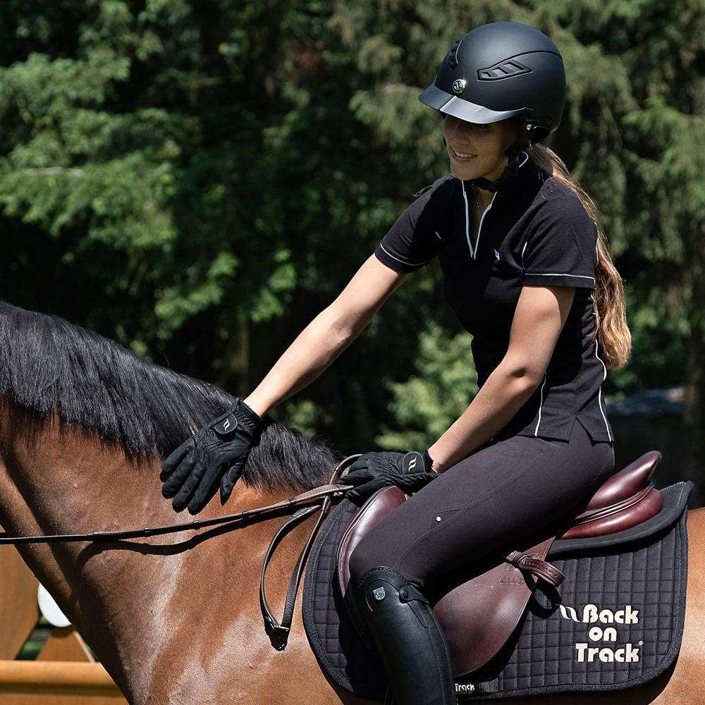Back on Track Lynx Helmet-Back on Track-Back on Track-Small-Black-Evolution Equestrian Co.