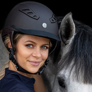 Back on Track Lynx Helmet-Back on Track-Back on Track-Small-Black-Evolution Equestrian Co.
