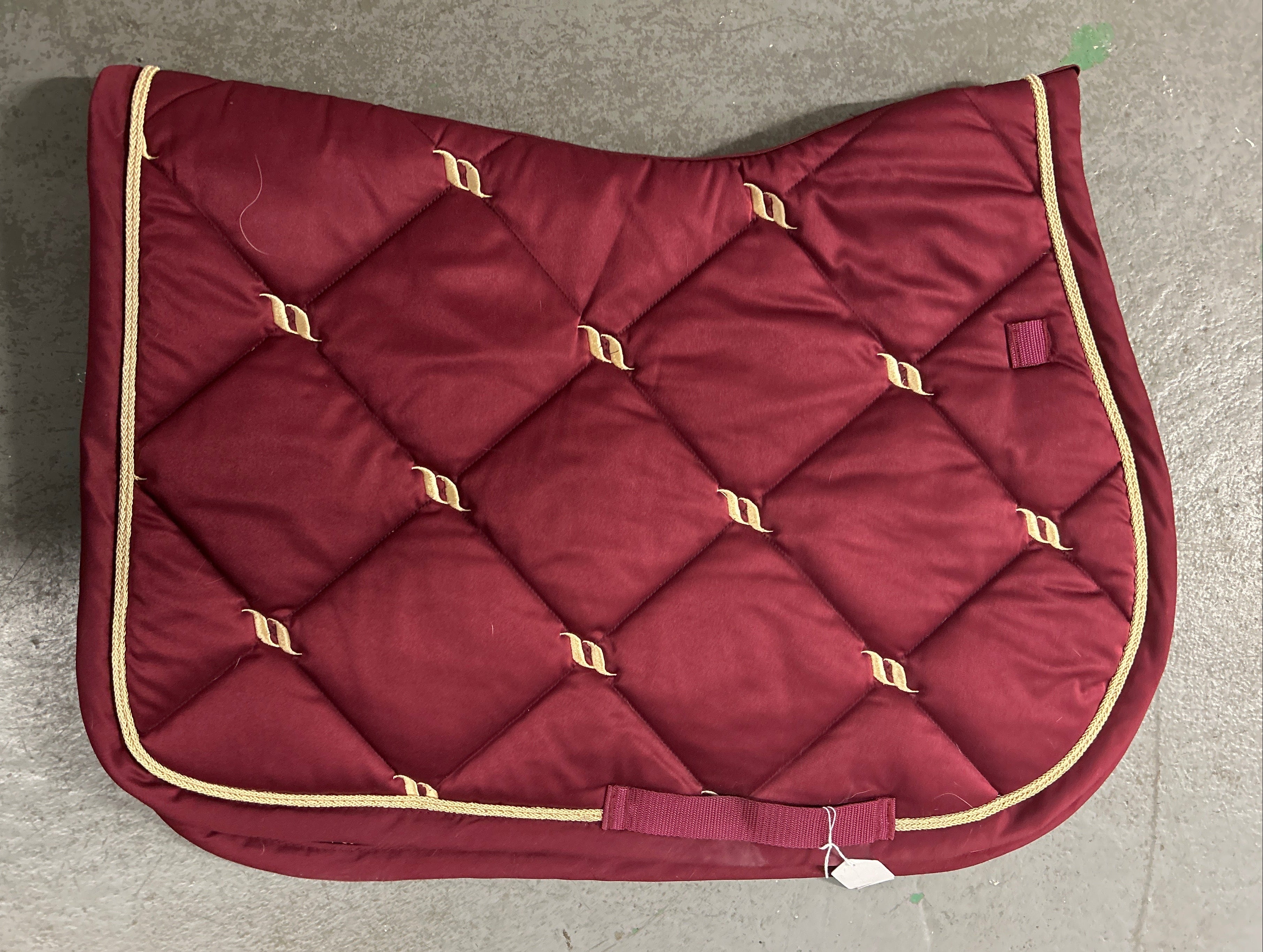 Back on Track Nights Collection Jump Saddle Pad Red-English Saddle Pad-Consignment-Evolution Equestrian Co.