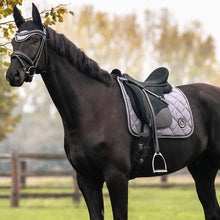 Load image into Gallery viewer, Back on Track Haze Collection Grey Dressage Saddle Pad
