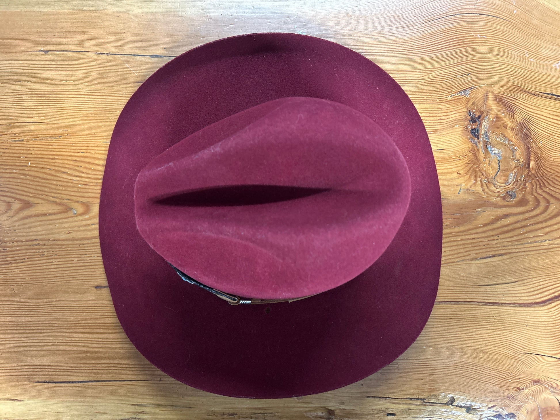 Bailey Renegade Western Wool Felt Hat Red Size 7-Evolution Equestrian Co.-Evolution Equestrian Co.