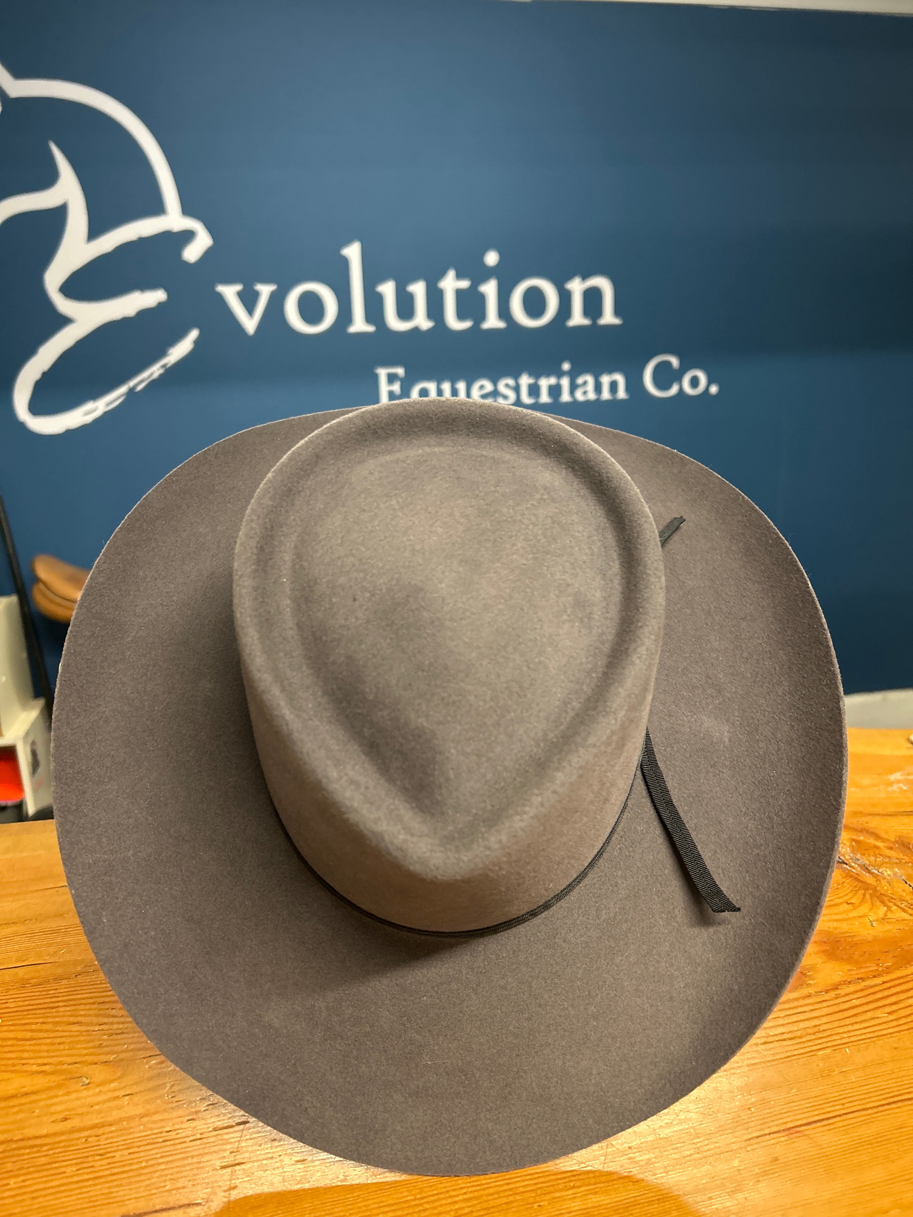 Baileys Western Wool Felt Hat Grey Size 7-Evolution Equestrian Co.-Evolution Equestrian Co.