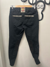 Load image into Gallery viewer, Baker Black Knee Patch Breeches 24-Breeches-Consignment-Evolution Equestrian Co.

