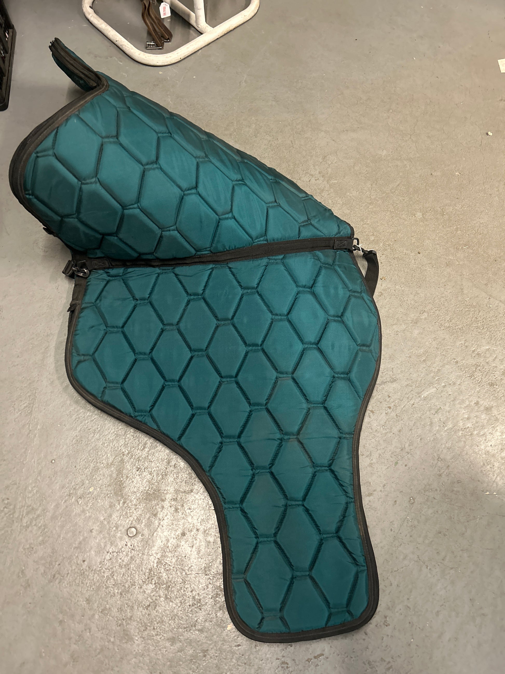 Big Dee Western Saddle Cover Hunter Green-Western Tack-Consignment-Evolution Equestrian Co.