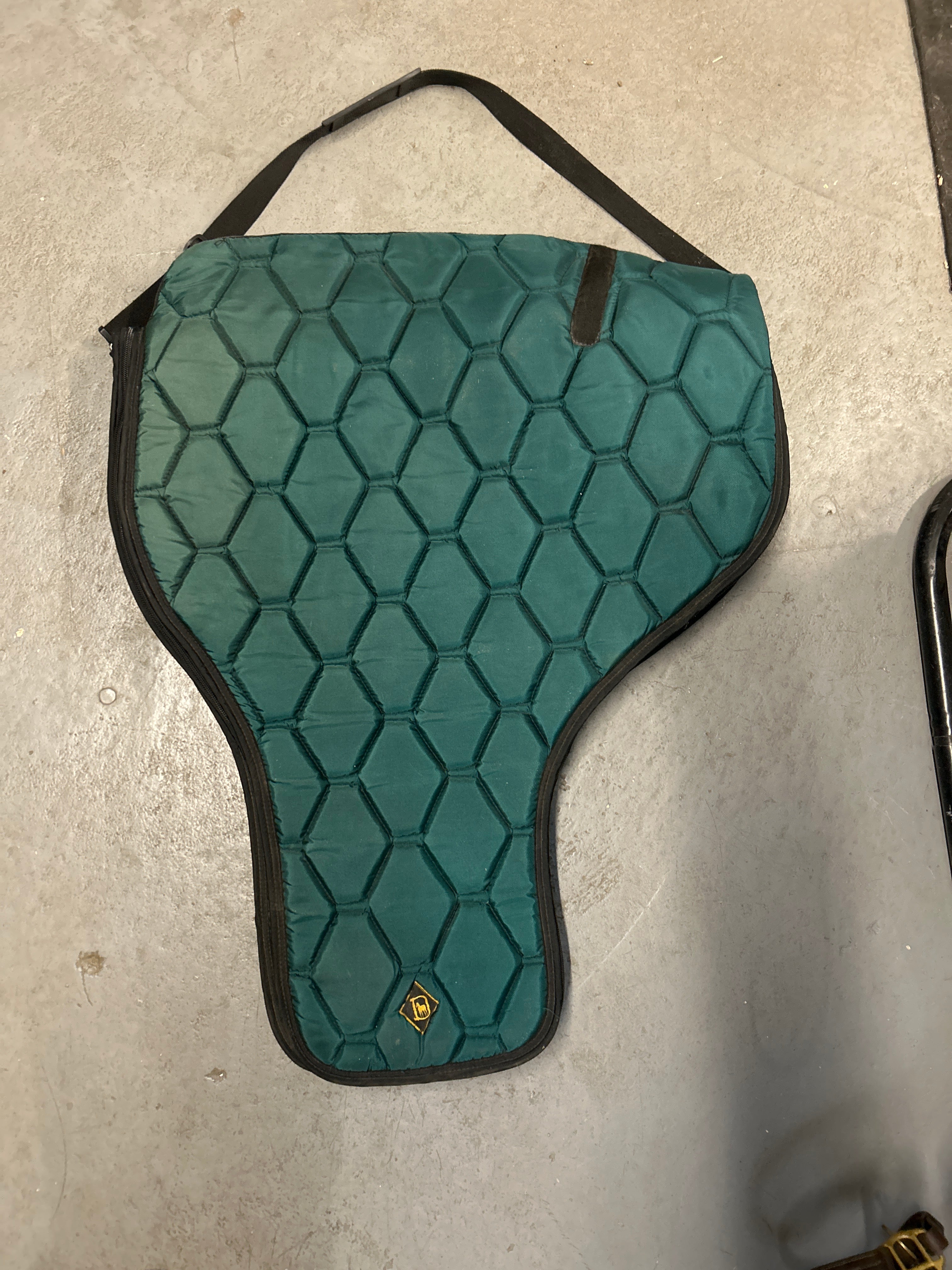 Big Dee Western Saddle Cover Hunter Green-Western Tack-Consignment-Evolution Equestrian Co.