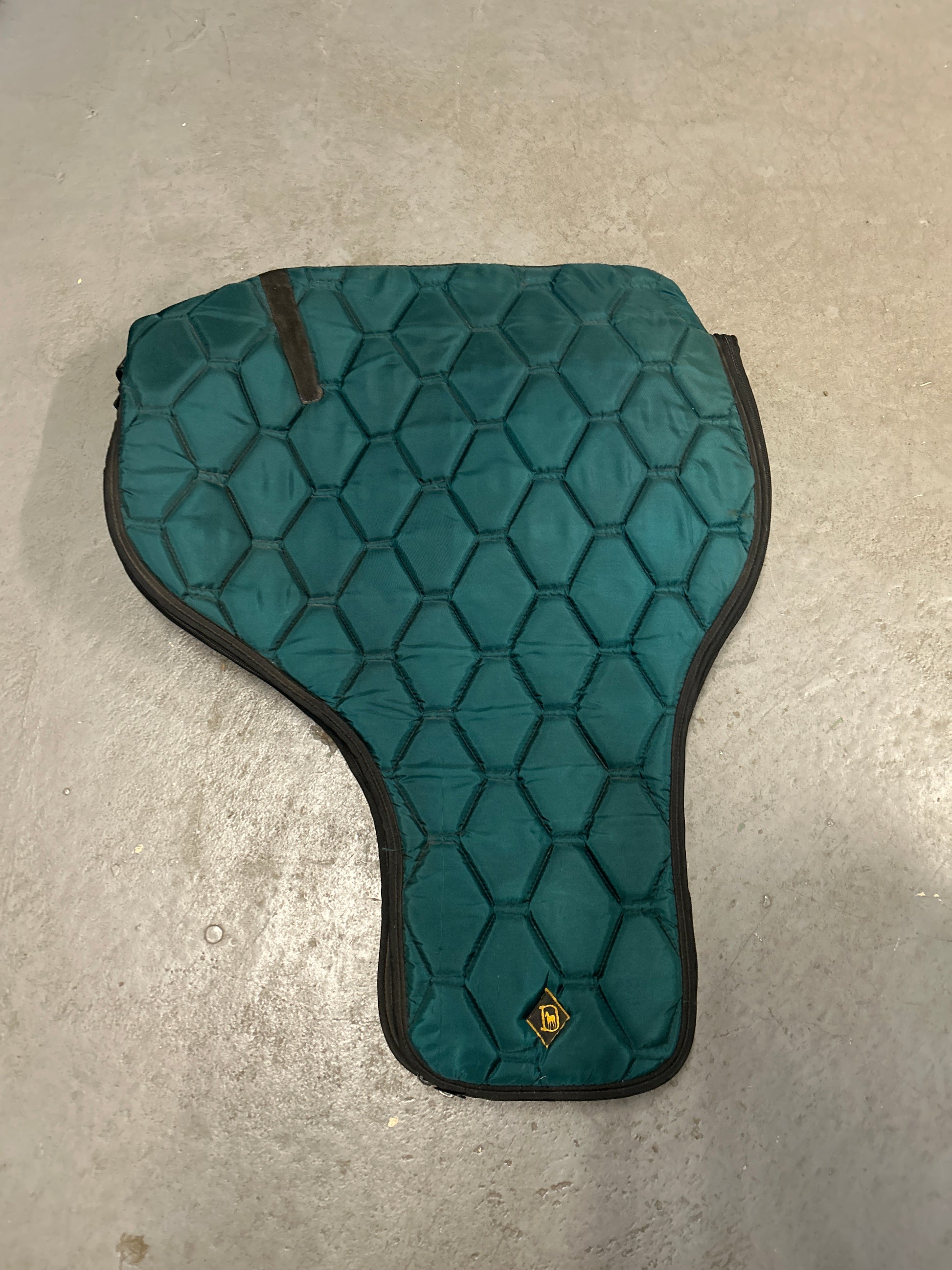 Big Dee Western Saddle Cover Hunter Green-Western Tack-Consignment-Evolution Equestrian Co.