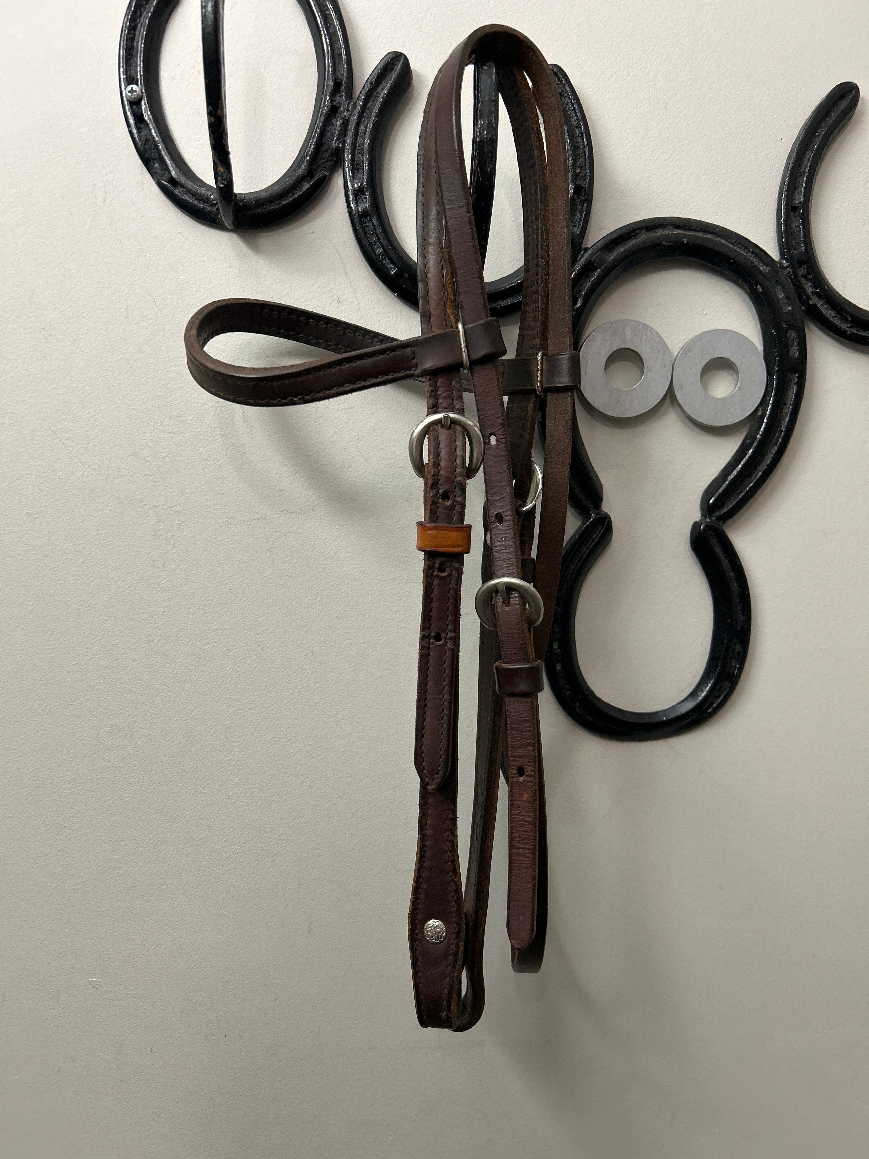 Billy Cook Western Headstall Brown-Western Headstall-Consignment-Evolution Equestrian Co.