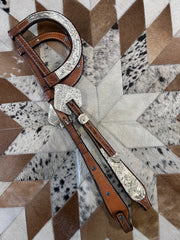 Billy Royal Double Ear Headstall-Western Headstall-Consignment-Evolution Equestrian Co.