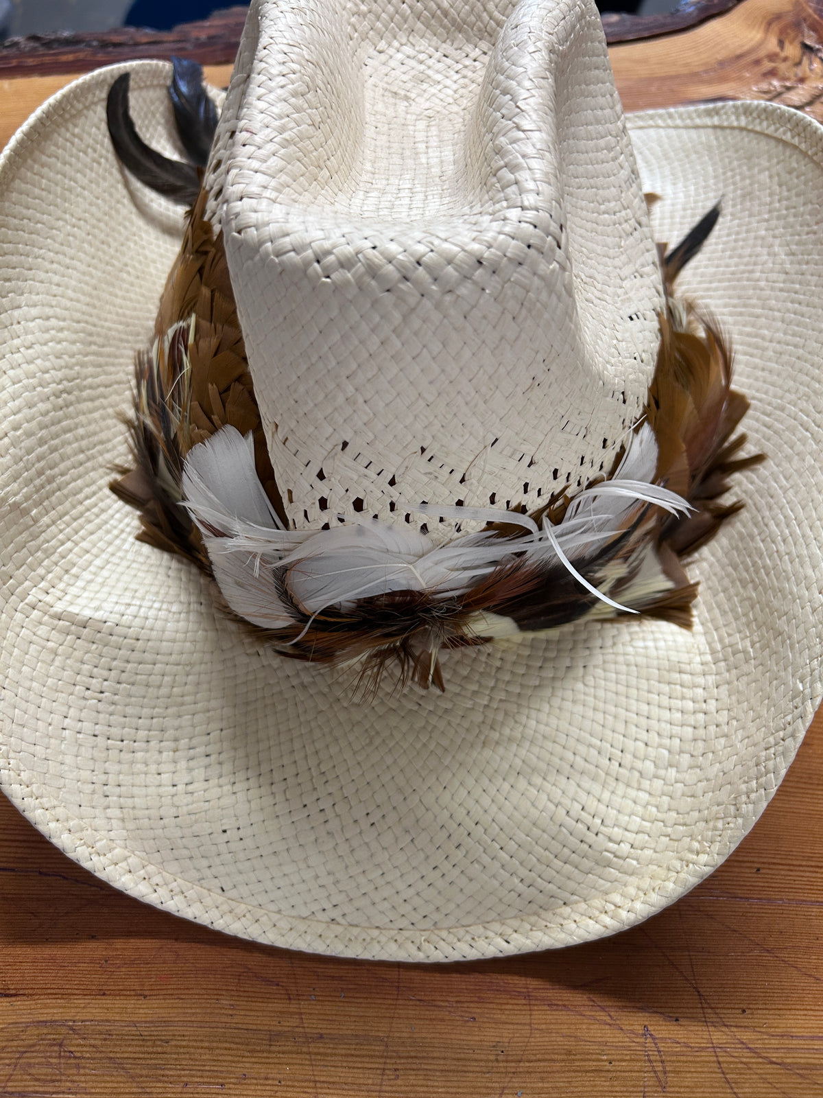 Biltmore Cowboy Hat with Feathers-Western Shirt-Consignment-Evolution Equestrian Co.
