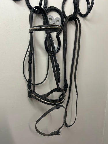 Black Clincher English Bridle-Bridle-Consignment-Evolution Equestrian Co.