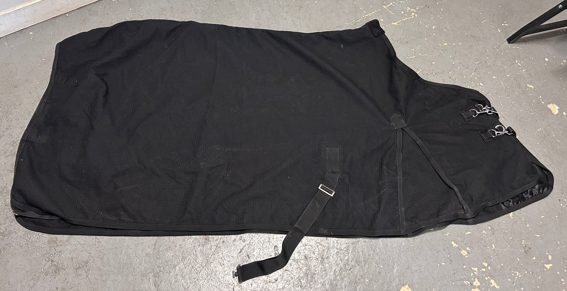 Black Cotton Sheet 78"-Horse Blanket-Consignment-Evolution Equestrian Co.