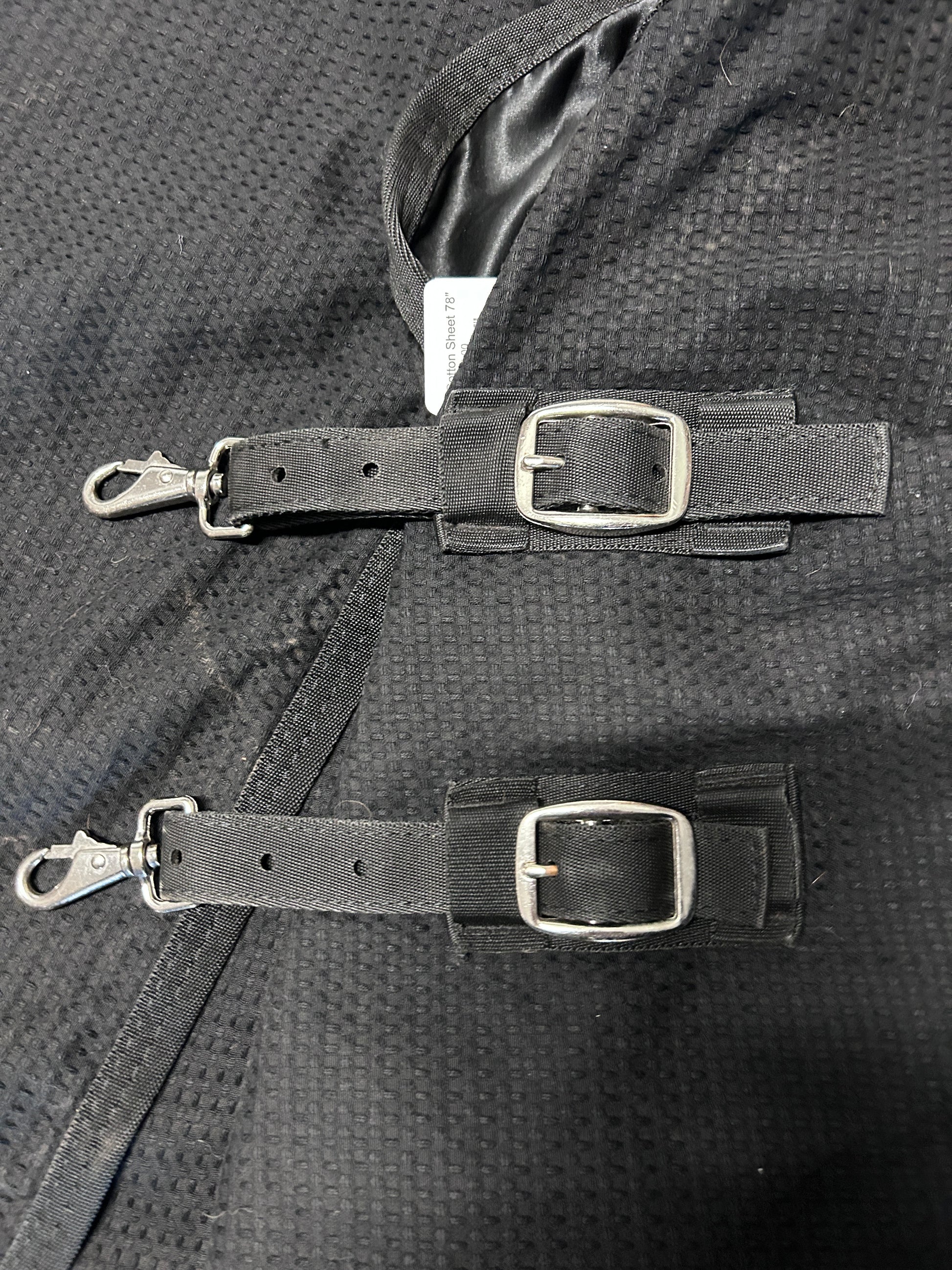 Black Cotton Sheet 78"-Horse Blanket-Consignment-Evolution Equestrian Co.