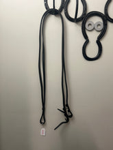 Load image into Gallery viewer, Black Curb Reins-English Reins-Consignment-Evolution Equestrian Co.
