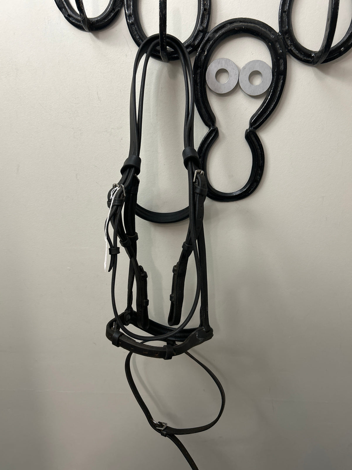 Black Dressage Snaffle Bridle-Bridle-Consignment-Evolution Equestrian Co.
