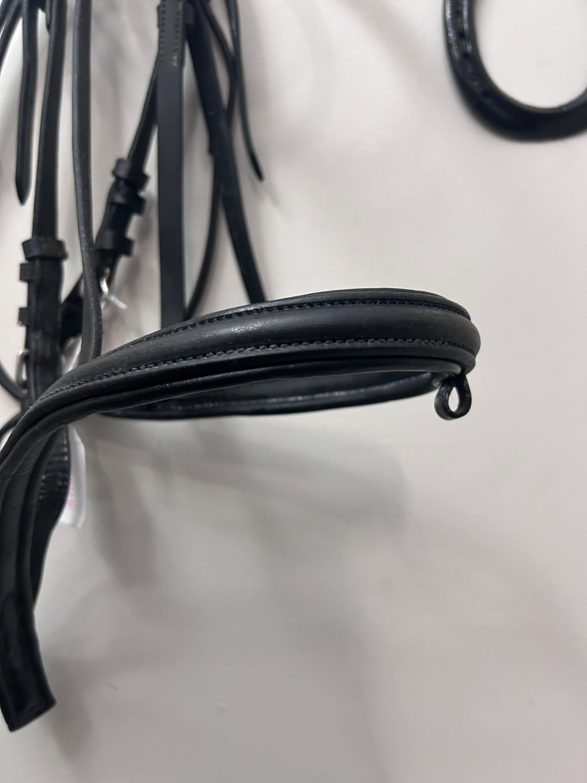 Black Dressage Snaffle Bridle-Bridle-Consignment-Evolution Equestrian Co.