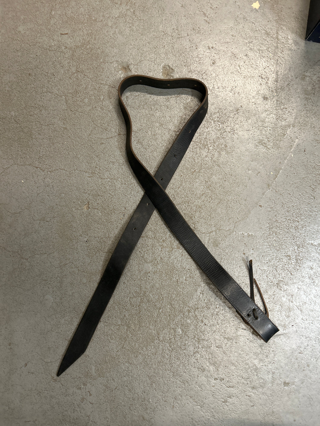 Black Leather Latigo-Western Cinch-Consignment-Evolution Equestrian Co.