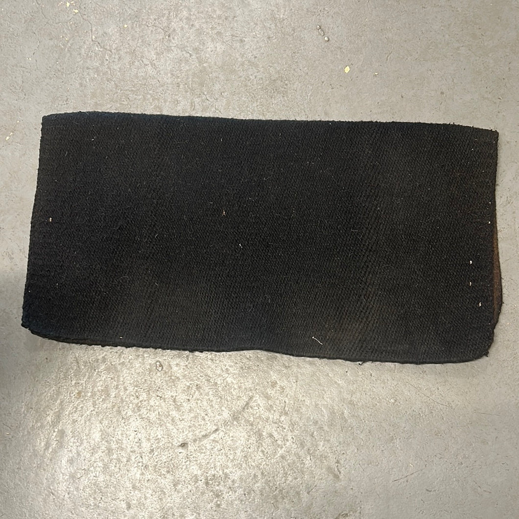 Black Western Saddle Blanket-Western Tack-Consignment-Evolution Equestrian Co.