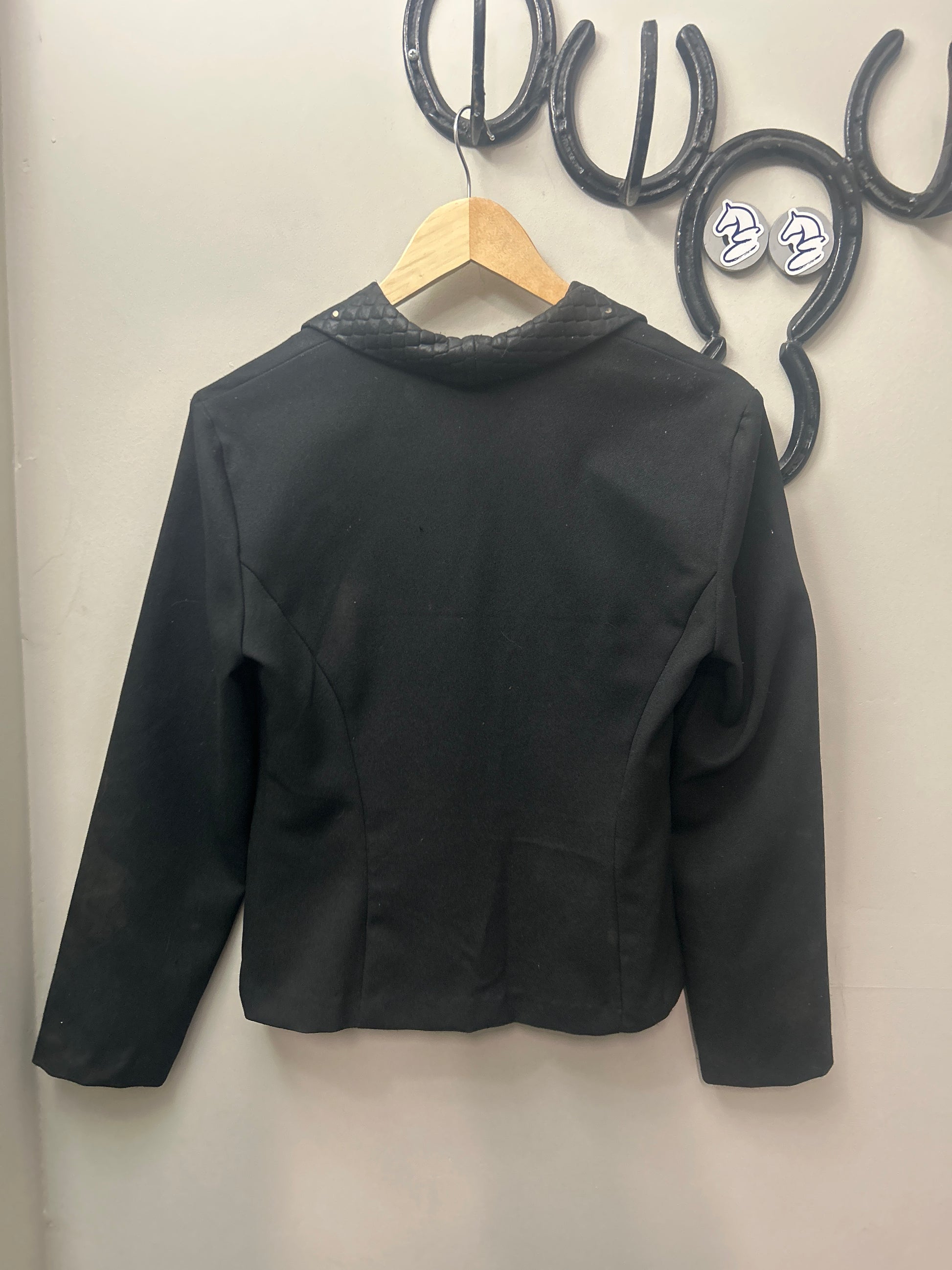 Black Western Show Jacket-Western Shirt-Consignment-Evolution Equestrian Co.